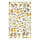 Butterfly Newest 6 Design Butterfly Nail Stickers 3D Self-adhesive Nail Butterfly Sticker