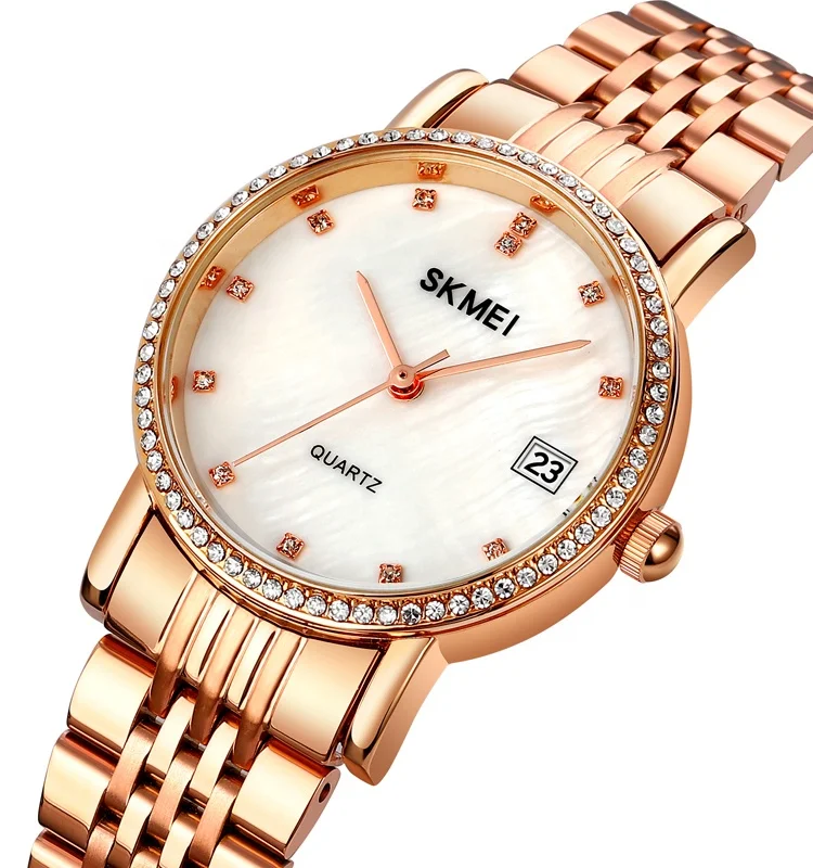 Skmei 1830 Jewelry Light Luxury Stainless Watch Quartz Auto Date Brand Watch  Women - Buy Stainless Watch,Watches Quartz,Brand Watch Women Product on  Alibaba.com