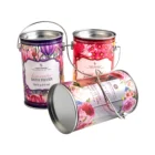 Jar PET Transparent Candy Packing Jar With Handle
