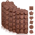 Fondant CYKI Fondant Silicone Mold Moldes Chocolate Silicone Chocolate Molds