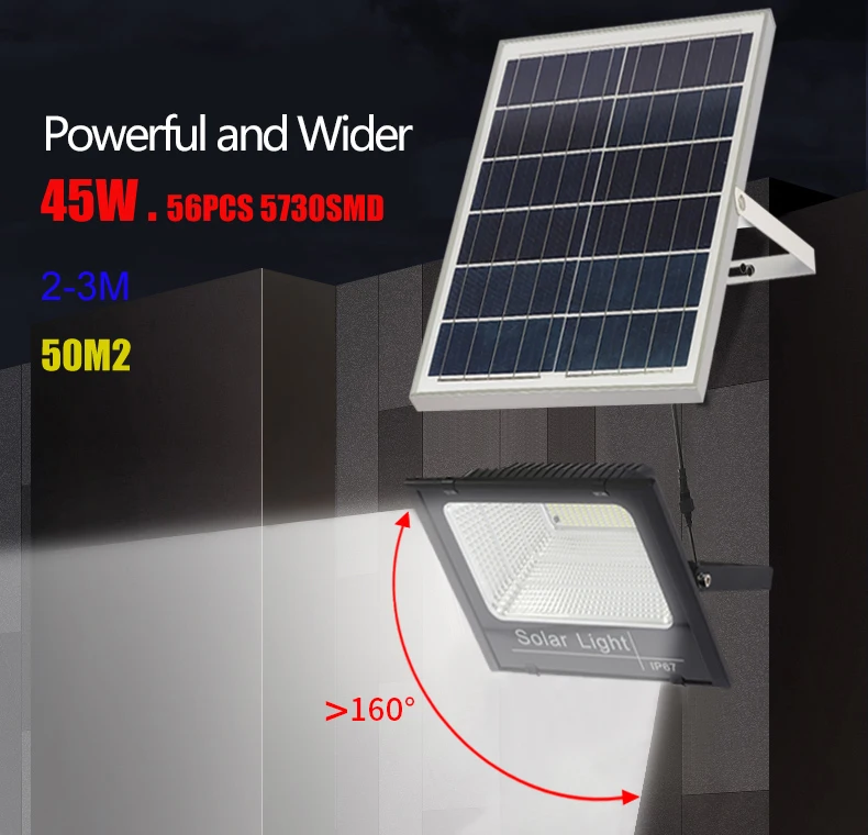 solar light 45w ip67