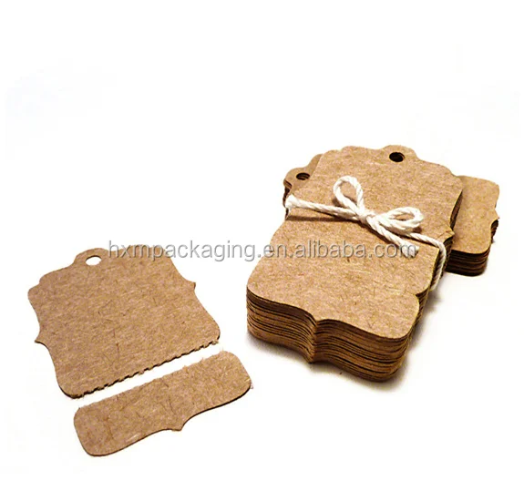 Custom Products Labels Printing Recycled Paper hang Tag Clothing Packaging hang Tag supplier