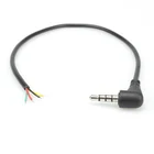 Stereo Stereo 90 Degree 3.5mm Stereo Jack To Open Audio Extension Cable