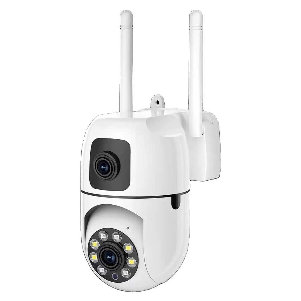 Factory Cheap Sales 2K 4MP Dual Lens Wifi Camera Human Detect 2.4G Wireless Security PTZ YIIOT Dual Lens Wifi IP Camera