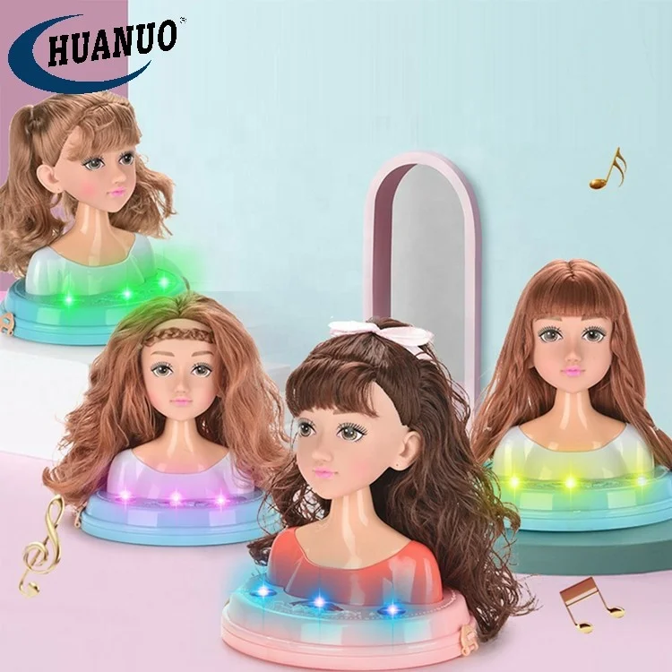 Girls Pretend Diy Beauty Princess Kids Toy Half Body Makeup Toy Hair  Styling Doll Head - Buy Hair Styling Doll Head,Half Body Doll Toy,Toy Head  Makeup Doll Kids Product on 