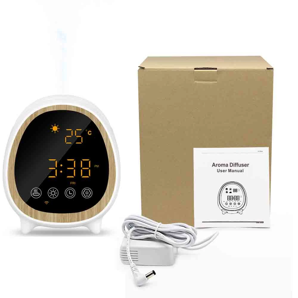 Factory Price Smart Home Air Diffuser Light Alarm Clock With Diffuser