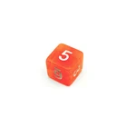 Dice Poker Game Dice Custom Colorful Engraved Dice Transparent Cube Board Game 6 Sided Colored Poker D D Dice