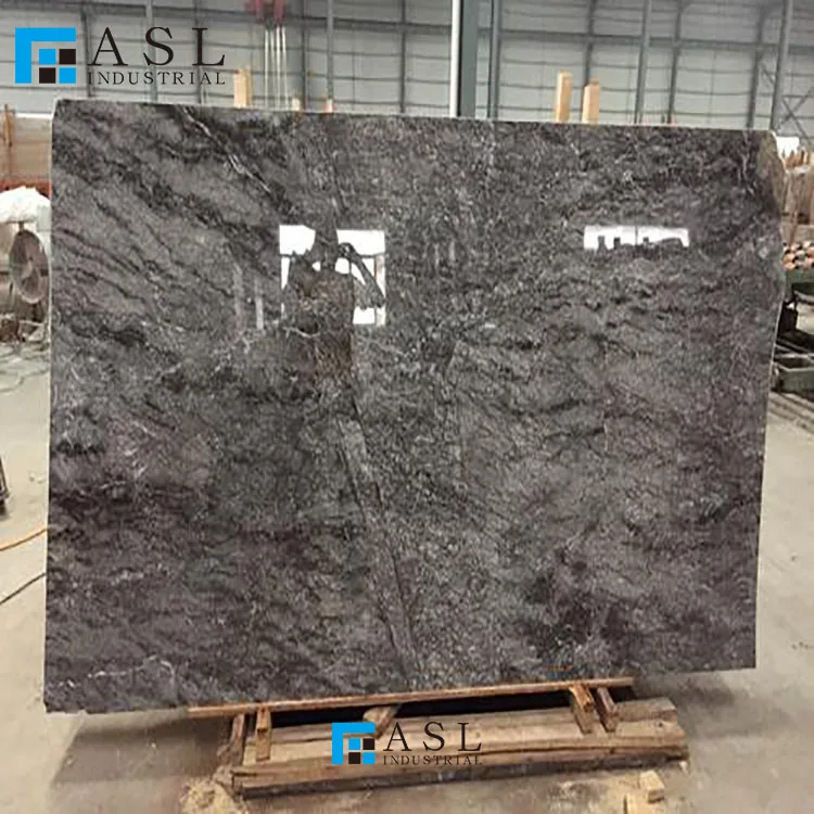 Factory direct Italy tafrry grey sahara marble slab yeni grey lido buffett artic grey marble