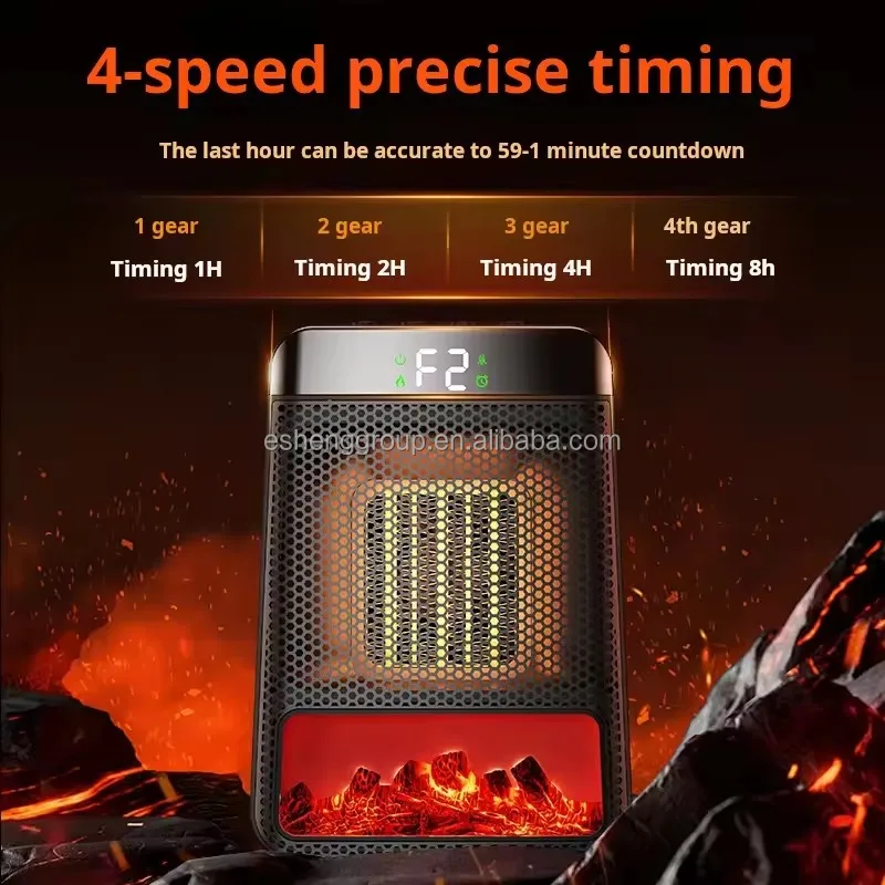 Flame Heater, PTC, 1000W, Ceramic - detail 4