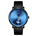 Classic Quartz Watches High Quality New Product Wholesale Classic Men Wristwatches Brand Skmei 1398 Custom Logo High Quality 3atm Quartz Leather Watch