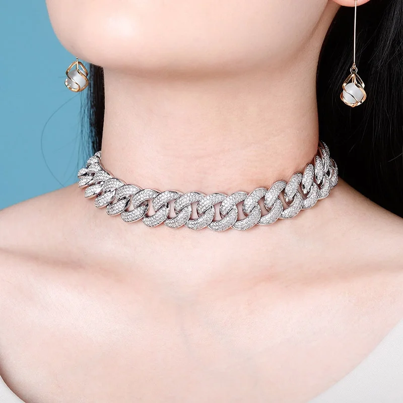 Hip Hop Bling Chain Rose Gold Plated 