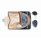 Lock Keyless Entry Door Lock Handle Latch Stuck Zinc Alloy Metal Door Lock With Card For Caravan Camper