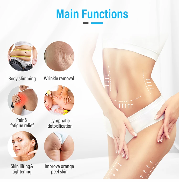 10 in 1 80K Cavitation Slimming Machine with Vacuum RF and Lipolaser Pads 12 <div> <div class="summary__title"> <h5 class="h4 accordion__title">TECHNICAL SPECIFICATIONS</h5> </div> </div> <div id="ProductAccordion-1c28ceb2-8ff6-4ef1-ada8-722b51b23234-template--16767484887258__main" class="accordion__content rte"> <ul> <li>Machine Power: 500W</li> <li>Cavitation Frequency: 80Khz</li> <li>Voltage: 100V/110V/220V</li> <li>Material: Metal Handle + ABS</li> <li>Vacuum Pressure: -20KPA</li> <li>Laser wavelength:635nm~650nm</li> <li><span class="attr-name J-attr-name" title="Technology">Technology: </span>RF + Vacuum + BIO + heat + Cavitation+Lipolaser</li> <li>Package Size: 56*54*120cm</li> <li>Package Weight: 27 kg</li> <li> <div>ReturnPolicy: <b class="magic-5">30 Days Money back guarantee</b> <a href="http://skintechx.com/refund_returns" data-sm="true">Return Policy</a></div></li> <li> <div>ShippingDetails: <b class="magic-5">FREE SHIPPING fast delivery</b> <a href="https://skintechx.com/shipping-policy" data-sm="true">Shipping policy</a></div></li> </ul> </div> 10 in 1 80K Cavitation Slimming Machine with Vacuum RF and Lipolaser Pads
