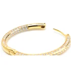 Hoop Earrings Widely Used Superior Quality Custom Inlay Zircon Hoop Earrings