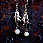 Earrings Halloween Luminous Charm Pendant Pumpkin Ghost Alloy Bracelets And Earrings
