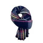 Scarf Hot Sale Soft Smooth Feeling Custom Shawl Woven Acrylic Plaid Winter Scarf For Women