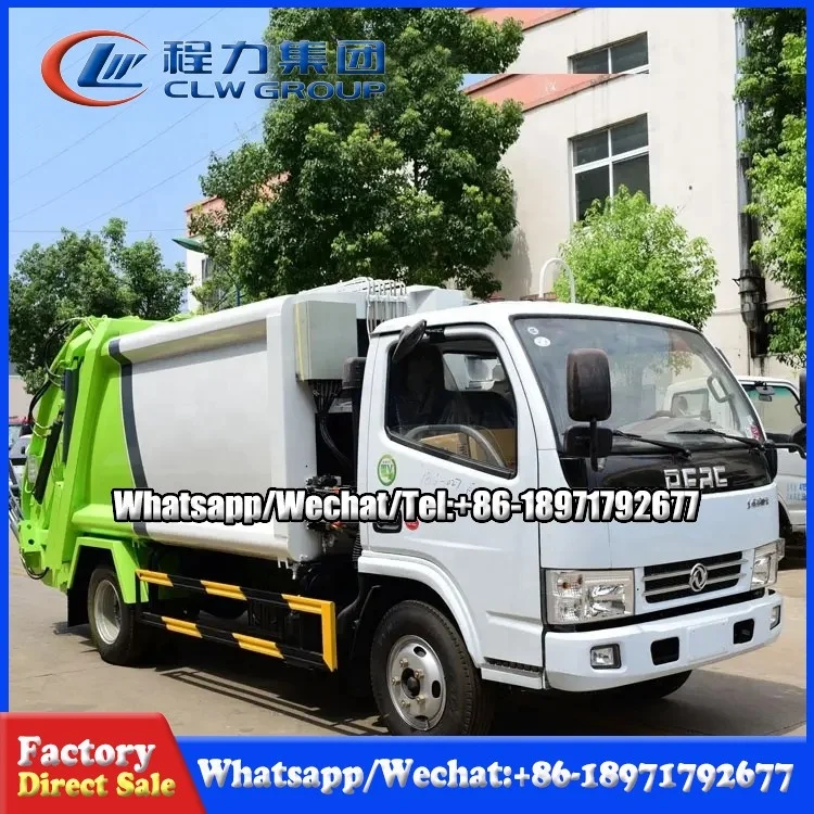 Dongfeng Small Rear Loader Compressed Garbage Truck X M Refuse