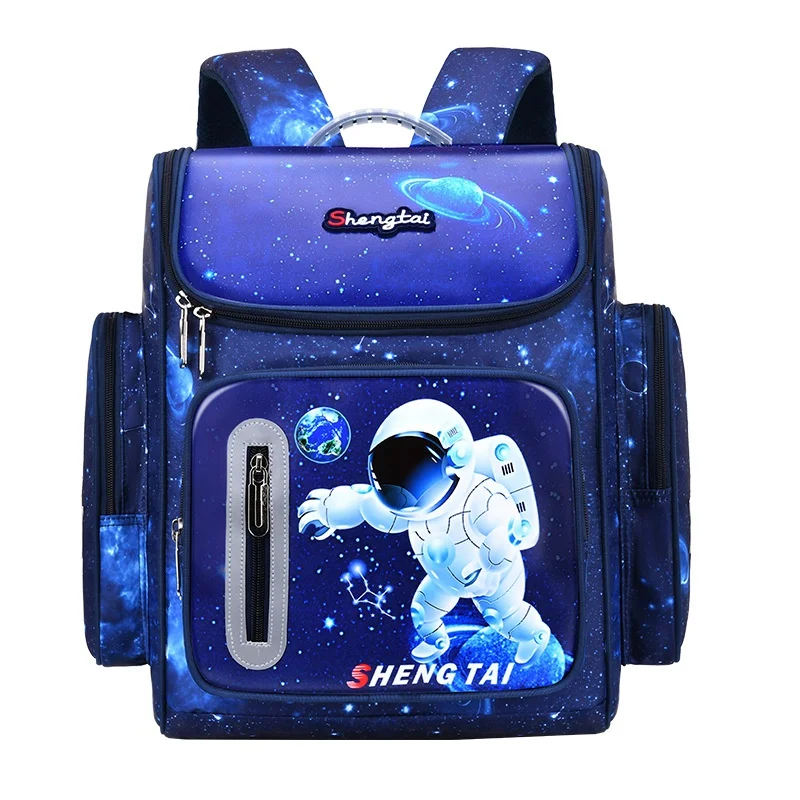 Amiqi MG-4088 OEM Printed Kids Backpack Primary School Student Children Astronaut School Bags For Boys