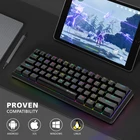 GASKET RGB Backlit Wireless Gaming Keyboard 60% Ergonomics Mechanical Gaming Keyboard