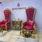 Salon Pink Salon Furniture Throne Pedicure Chairs