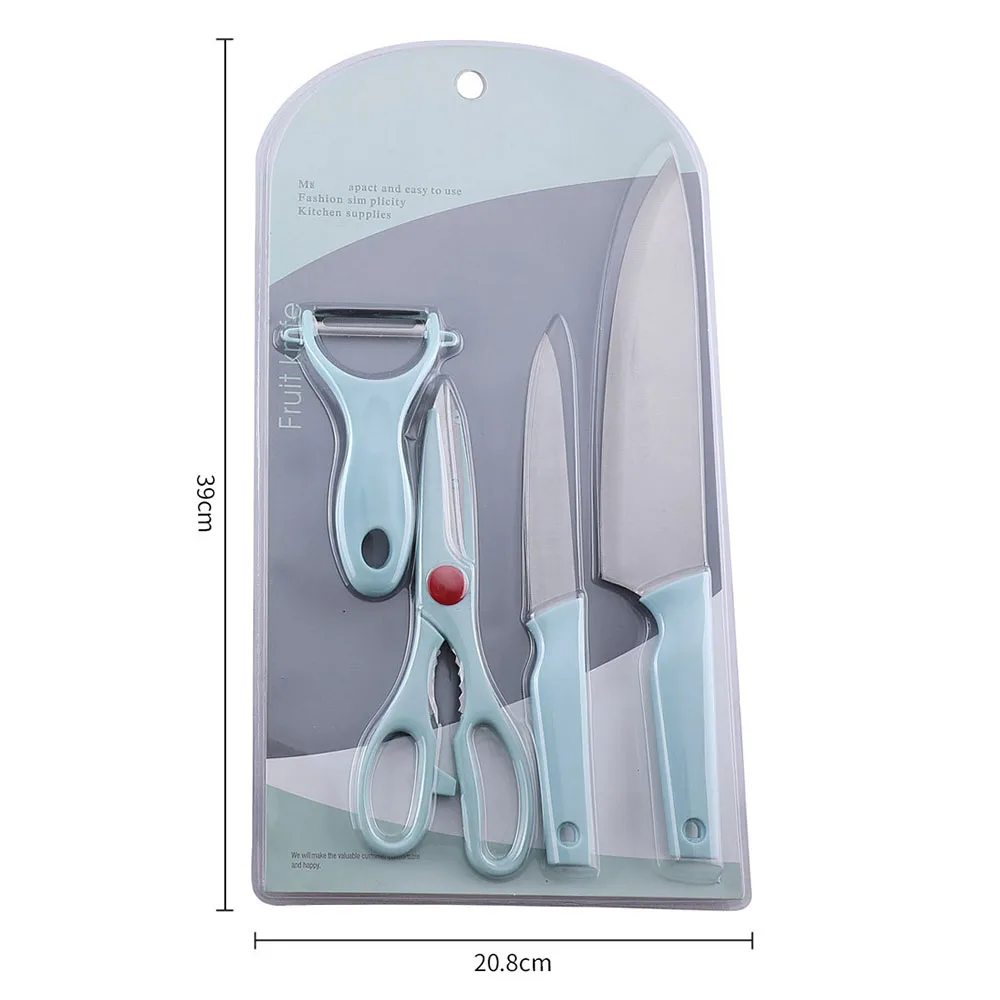 Best Seller Kitchen Home Chef Fruit Melon Grater Shears Four Sets Combination Knives