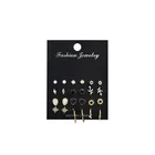Rhinestone Earring New Fashion High Quality Exaggerated And Temperament Rhinestone Stud Earring Set Women