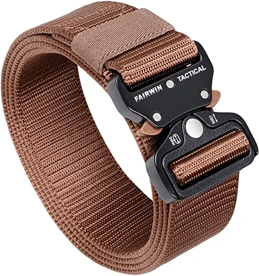 8 Colors Casual Nylon Quick Release Magnetic Tactical Belt Buckle Adjustable USA 