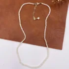 2021 7BEADS Latest Trends 925 Natural Seed Choker Freshwater Pearl Necklace For Woman's Gift Jewelry