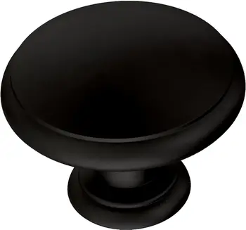 Decorative Furniture Drawer Handle Cabinet Round Pull Knob simple style BLACK