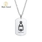 Pendant Necklace Hot Selling In Stock Fashion Stainless Steel Custom Logo Squid Game Dog Tags Pendant Necklace