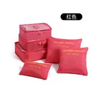 Storage Bag Storage Bag 6 Pieces/set Travel Luggage Storage Bag Waterproof Clothing Storage Bag