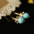 Earrings Green Earring Earrings Pearl Earrings 2021 Turquoise Green Earrings Fresh Water Pearl Earring Studs