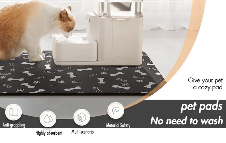 product pet products supplies diatomaceous feeding mat cat dog place cage non slip waterproof feeding mat anti splash-50