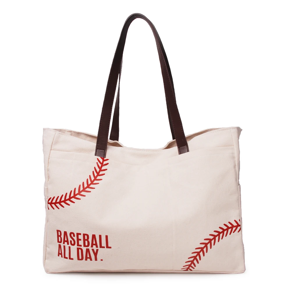 Baseball Tote Bags Large Size Handbag Women Canvas Sport Unique Hand  Shoulder Bag D8   Buy Baseball Bag Handbag For Woman Shopping Bag  Travel Bag ...