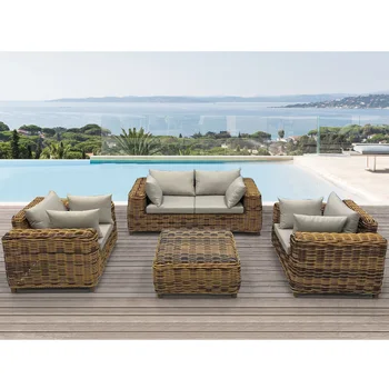 Leisure Garden Terrace Furniture Patio Outdoor Wicker Sofa Set