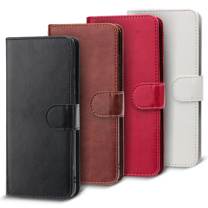 Fast Delivery Genuine Leather Phone Cases For Iphone 13 Book Flip Wallet Phone Case Cover With Card Slots Holders