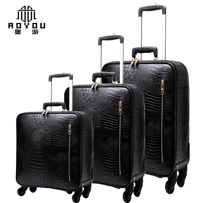 croc luggage set