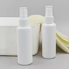 50ml White Spray Bottle 100ml Spray Bottle White 50ml 75ml 100ml White Round Shoulder PE Spray Bottle