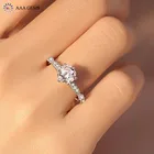 Engagement Ring Rings AAA Gems New Arrival Wedding Band Engagement Ring 10K 14K White Gold Diamond Ring