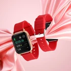 Free Samples Quick Release Waterproof Smartwatch Straps Silicone Watch Bands 116mm / 75mm