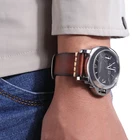 Watch Watches 22mm Strap Vintage Leather Watch Strap Band 20mm 22mm 24mm 26mm Handmade Italian Calf
