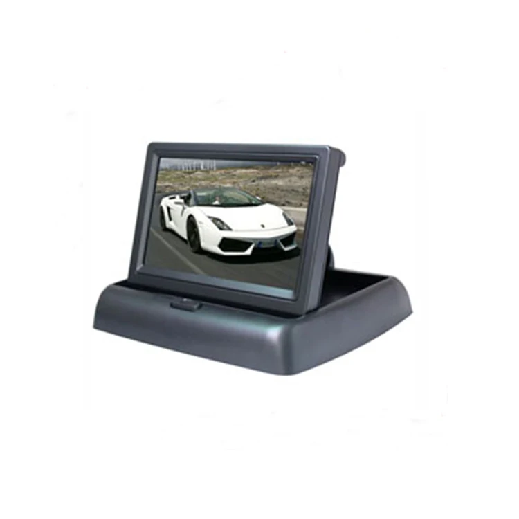 Easy To Install Dc 12-24v Lcd Foldable 