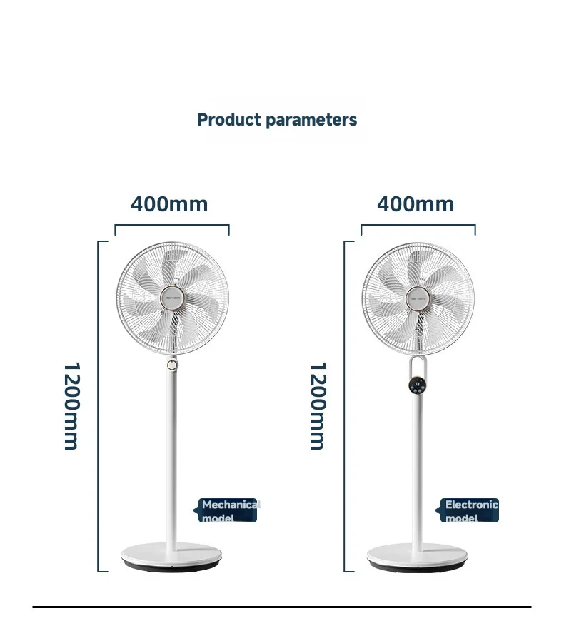 Speeds Silent Stand Fan, 110v, 220v - detail 24