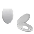 Toilet Seat Child Elongated Child And Adult Built In Potty Seat With Slow Close Lift Off Hinges Family Toilet Cover