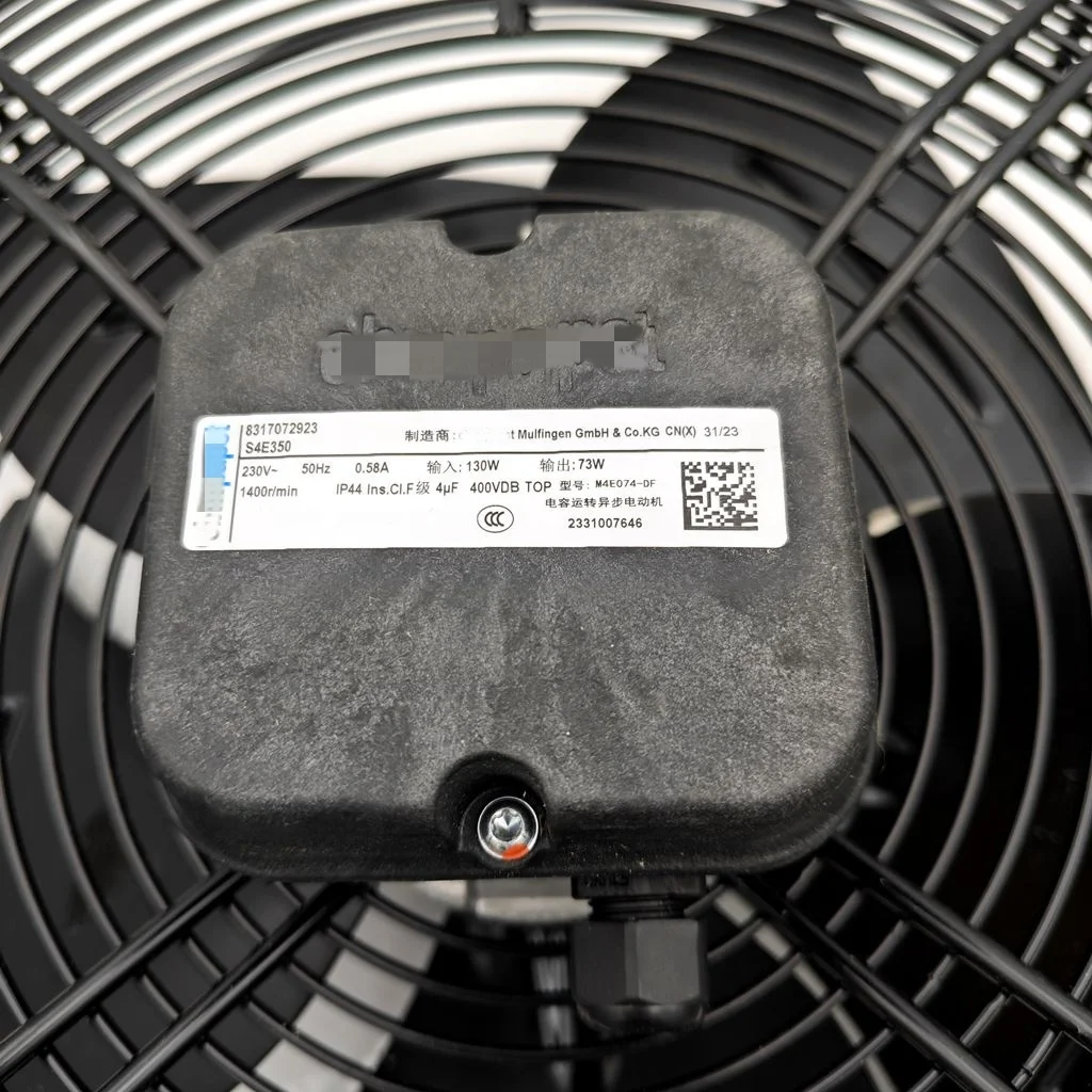Axial Flow Fan, S4E350-AP06-43, M4E074-DF - detail 6