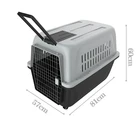 Portable Small Dog Pet Carrier Air Transport Cages Outdoor Plastic Cat Travel Cage