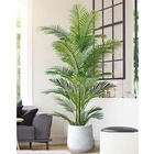 Artificial Plant Artificial Plant Bonsai Plastic Greenery Palm Tree Faux Areca Plant Artificial Tree