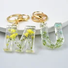 Keychain Epoxy Letter Keychain For Bag Decoration