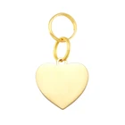Heart Dog Tags Customized Heart Shape Stainless Steel Dog Tags With Logo