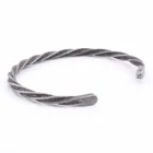 Bracelet Vintage The New Listing Mens Stainless Steel Bracelet Cuff Vintage Gold/Silver Twisting Bangle